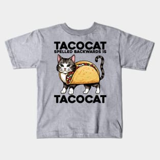 Tacocat Spelled Backwards Is Tacocat Kids T-Shirt